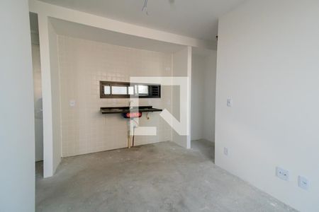 Sala e Cozinha de apartamento à venda com 2 quartos, 37m² em Vila Valparaiso, Santo André