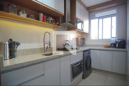 Cozinha de apartamento à venda com 2 quartos, 50m² em Vila Rosa, Novo Hamburgo
