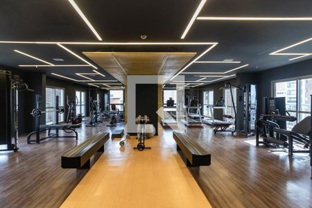 Studio para alugar com 21m², 1 quarto e sem vaga Studio para alugar com 21m², 1 quarto e sem vagaÁrea comum - Academia