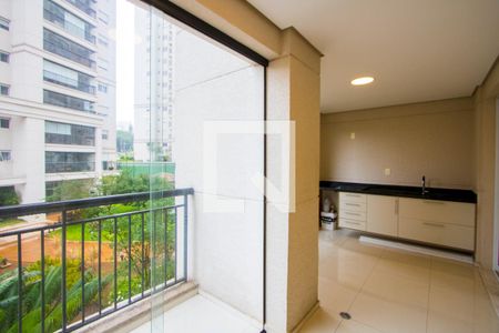 Varanda da sala de apartamento para alugar com 3 quartos, 92m² em Vila Gilda , Santo André