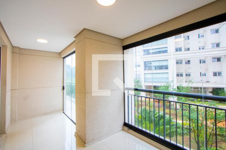 Varanda da sala de apartamento para alugar com 3 quartos, 92m² em Vila Gilda , Santo André