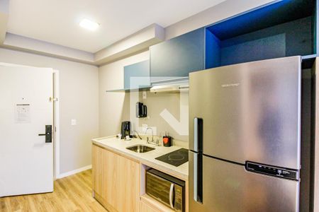 Studio para alugar com 26m², 1 quarto e sem vaga Studio para alugar com 26m², 1 quarto e sem vagaCozinha