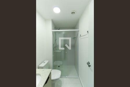 Banheiro de kitnet/studio à venda com 1 quarto, 21m² em Belenzinho, São Paulo