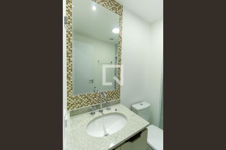 Banheiro de kitnet/studio à venda com 1 quarto, 21m² em Belenzinho, São Paulo