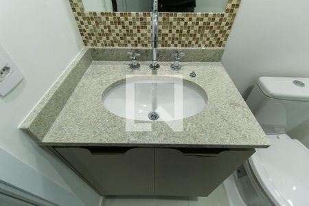 Banheiro de kitnet/studio à venda com 1 quarto, 21m² em Belenzinho, São Paulo