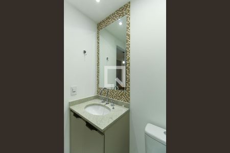 Banheiro de kitnet/studio à venda com 1 quarto, 21m² em Belenzinho, São Paulo