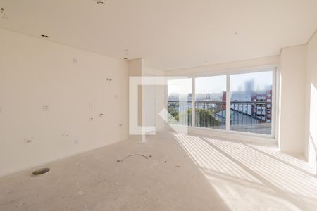 Sala / Cozinha de apartamento à venda com 2 quartos, 6669m² em Menino Deus, Porto Alegre