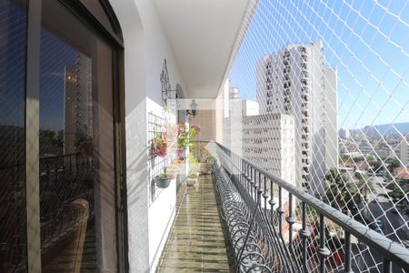 Varanda da Sala de apartamento à venda com 4 quartos, 268m² em Santana, São Paulo