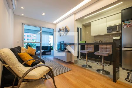 Sala/Cozinha de apartamento à venda com 2 quartos, 64m² em Paraíso, São Paulo