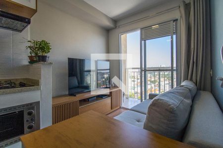 Sala de apartamento para alugar com 1 quarto, 28m² em Bom Retiro, São Paulo