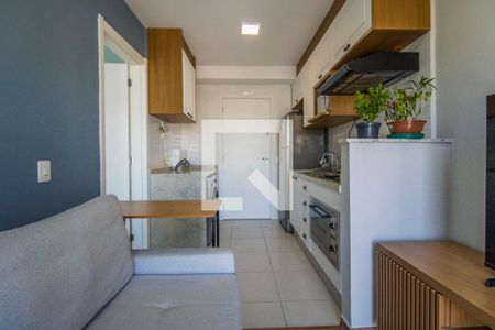 Sala de apartamento para alugar com 1 quarto, 28m² em Bom Retiro, São Paulo