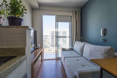 Sala de apartamento para alugar com 1 quarto, 28m² em Bom Retiro, São Paulo