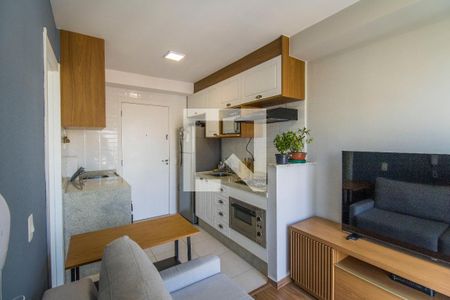 Sala de apartamento para alugar com 1 quarto, 28m² em Bom Retiro, São Paulo