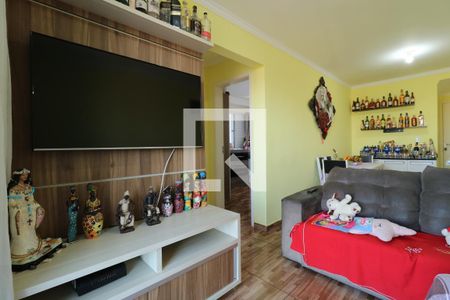 Sala de apartamento à venda com 2 quartos, 55m² em Jardim Cristiane, Santo André