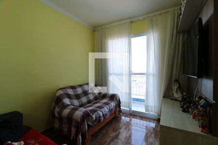 Sala de apartamento à venda com 2 quartos, 55m² em Jardim Cristiane, Santo André