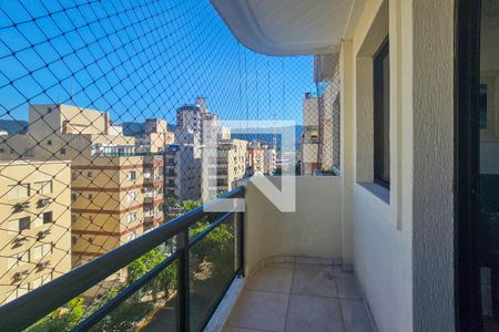 Varanda de apartamento para alugar com 3 quartos, 90m² em Balneario Cidade Atlantica, Guarujá