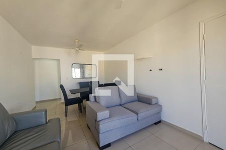 Sala de apartamento para alugar com 3 quartos, 90m² em Balneario Cidade Atlantica, Guarujá