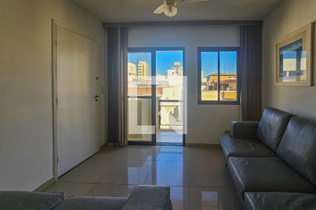 Sala de apartamento para alugar com 3 quartos, 90m² em Balneario Cidade Atlantica, Guarujá