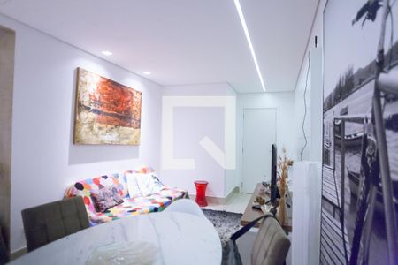 sala de apartamento à venda com 2 quartos, 76m² em Vila da Serra, Nova Lima