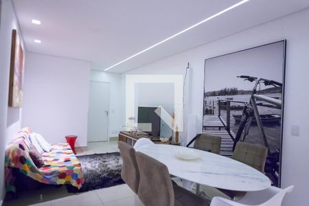 sala de apartamento à venda com 2 quartos, 76m² em Vila da Serra, Nova Lima