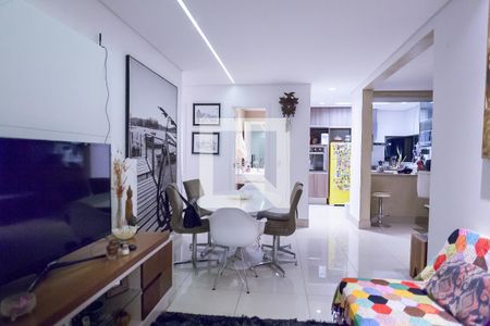 sala de apartamento à venda com 2 quartos, 76m² em Vila da Serra, Nova Lima