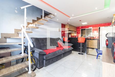 Sala de casa de condomínio à venda com 2 quartos, 50m² em Parque Fongaro, São Paulo