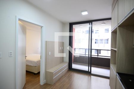 Sala/ Cozinha de apartamento para alugar com 1 quarto, 34m² em Consolação, São Paulo