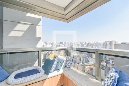 Varanda de kitnet/studio à venda com 1 quarto, 40m² em Santa Efigênia, São Paulo