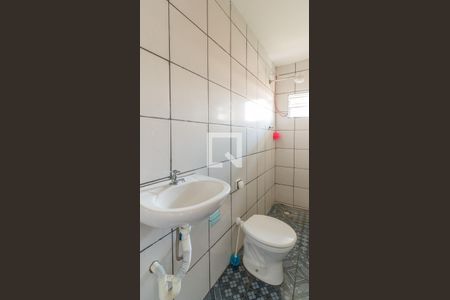 Banheiro de kitnet/studio para alugar com 1 quarto, 39m² em Vila Genioli, São Paulo