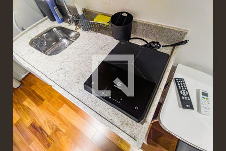 Studio à venda com 19m², 1 quarto e sem vaga Studio à venda com 19m², 1 quarto e sem vagaStudio - Cozinha - Cooktop