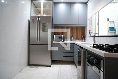 Cozinha de casa de condomínio à venda com 2 quartos, 67m² em Vila Euthalia, São Paulo