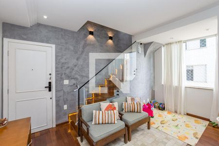 Sala 1 de apartamento à venda com 3 quartos, 200m² em Buritis, Belo Horizonte