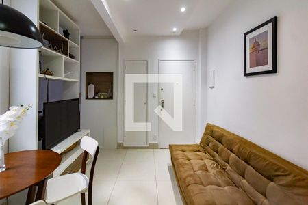 Detalhe da sala de kitnet/studio para alugar com 1 quarto, 40m² em Ipanema, Rio de Janeiro