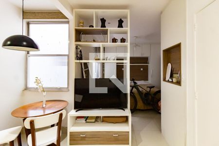 Detalhe da sala de kitnet/studio para alugar com 1 quarto, 40m² em Ipanema, Rio de Janeiro