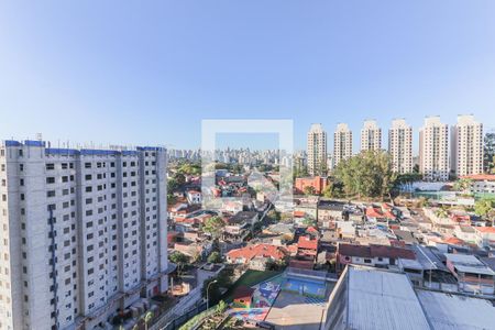 Vista Sala / Cozinha / Lavanderia de apartamento à venda com 2 quartos, 32m² em Jardim Celeste, São Paulo