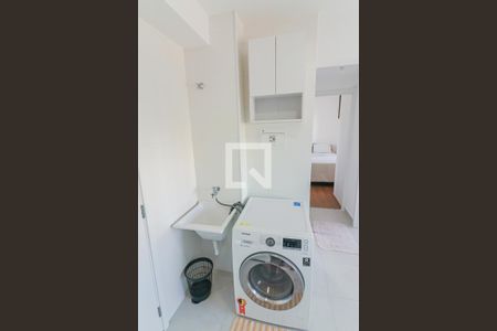 Sala / Cozinha / Lavanderia de apartamento à venda com 2 quartos, 32m² em Jardim Celeste, São Paulo