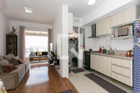 Sala de apartamento à venda com 1 quarto, 50m² em Vila Gomes Cardim, São Paulo