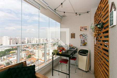 Varanda de apartamento à venda com 1 quarto, 50m² em Vila Gomes Cardim, São Paulo