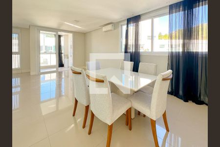 Sala de Jantar de apartamento para alugar com 4 quartos, 186m² em Jurerê, Florianópolis