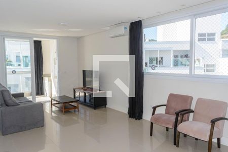 Sala de apartamento para alugar com 4 quartos, 186m² em Jurerê, Florianópolis