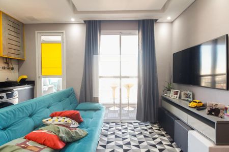 Sala  de apartamento à venda com 2 quartos, 46m² em Vila Esperança, São Paulo