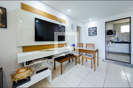 Sala de apartamento à venda com 2 quartos, 120m² em João Pinheiro, Belo Horizonte