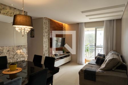 Sala de apartamento à venda com 3 quartos, 67m² em Vila Curuca, Santo André