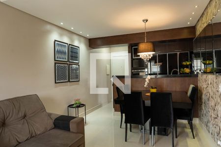 Sala de apartamento à venda com 3 quartos, 67m² em Vila Curuca, Santo André