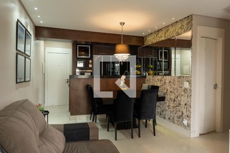 Sala de apartamento à venda com 3 quartos, 67m² em Vila Curuca, Santo André