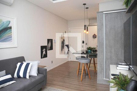 Sudio Sala de apartamento à venda com 1 quarto, 42m² em Independência, Porto Alegre