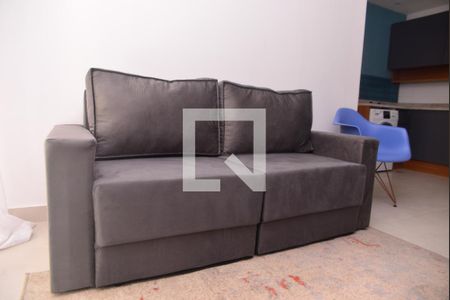 Detalhe Sala de apartamento para alugar com 1 quarto, 42m² em Bela Vista, São Paulo