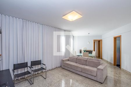 Sala de apartamento à venda com 4 quartos, 127m² em Buritis, Belo Horizonte