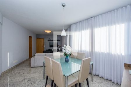 Sala de apartamento à venda com 4 quartos, 154m² em Buritis, Belo Horizonte