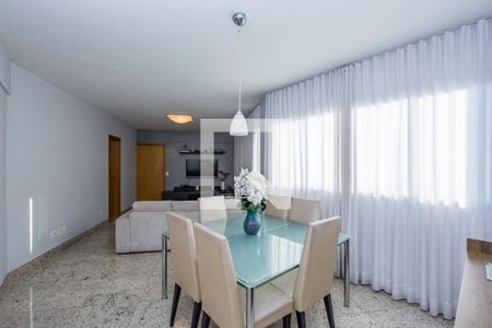 Sala de apartamento à venda com 4 quartos, 127m² em Buritis, Belo Horizonte